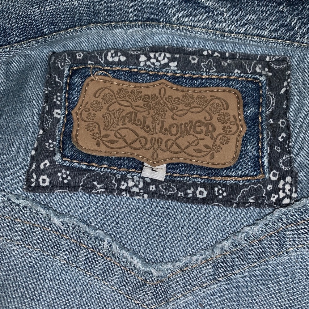 Blue,muscle, button up, Jean jacket